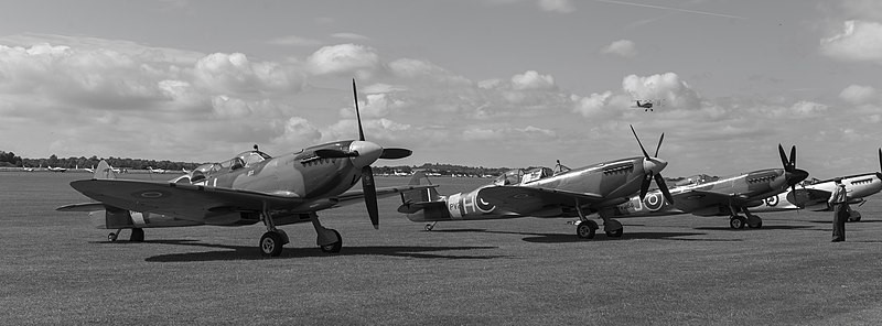 Spitfire Fighter Planes Grounded
