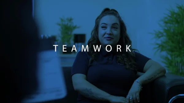 Teamwork video frame